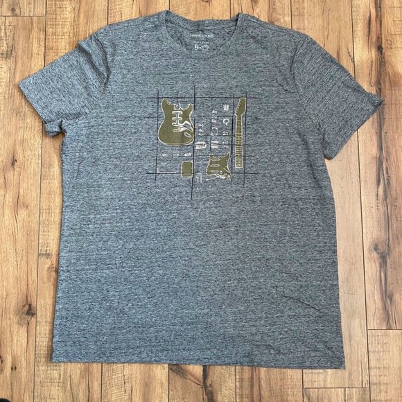 Banana Republic Mens XXL Eco T-Shirt Gray Short Sleeve